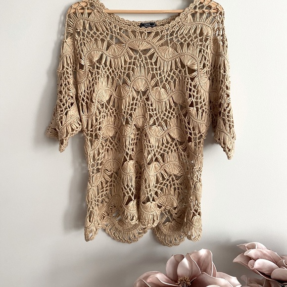 Lisa international Sweaters - Women’s Open Knit Sweater